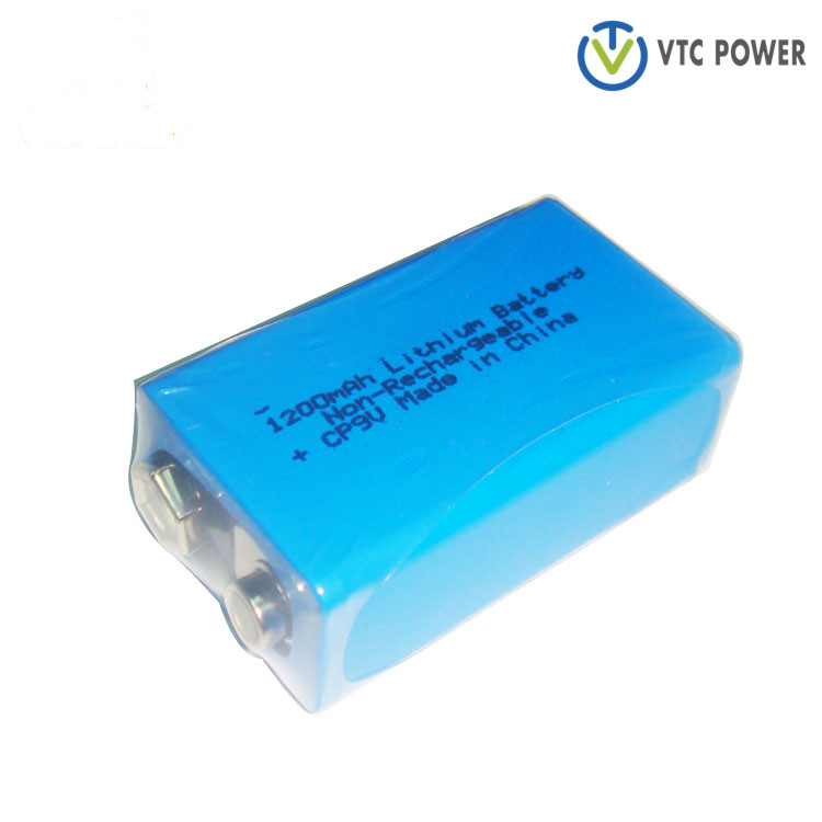 CP9V リチウム電池 9v 1200mah エネルギーメーター、マルチメーター、水道メーター、ガスメーター用